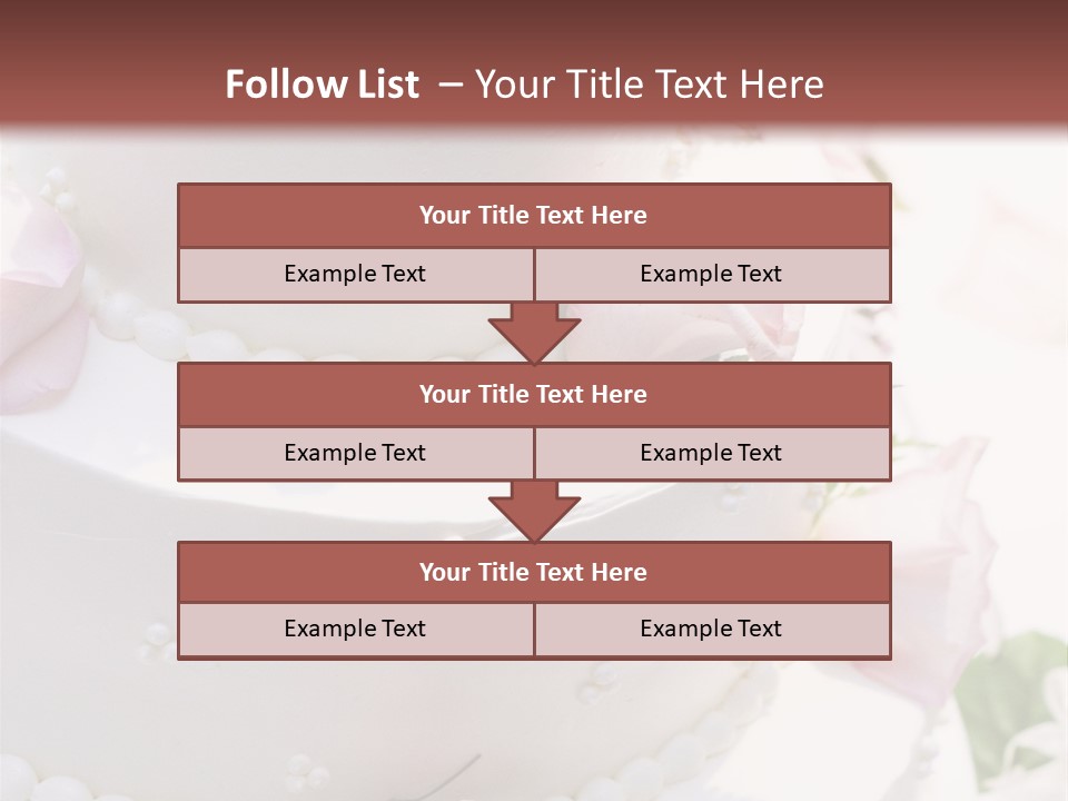 Columns Yummy Pink PowerPoint Template