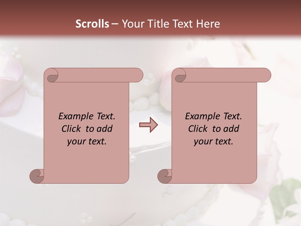 Columns Yummy Pink PowerPoint Template