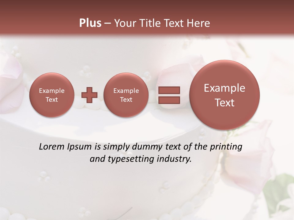 Columns Yummy Pink PowerPoint Template
