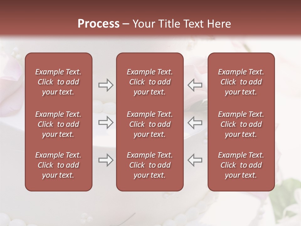 Columns Yummy Pink PowerPoint Template
