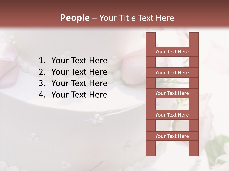 Columns Yummy Pink PowerPoint Template