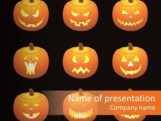 Scare Holiday Greetings PowerPoint Template