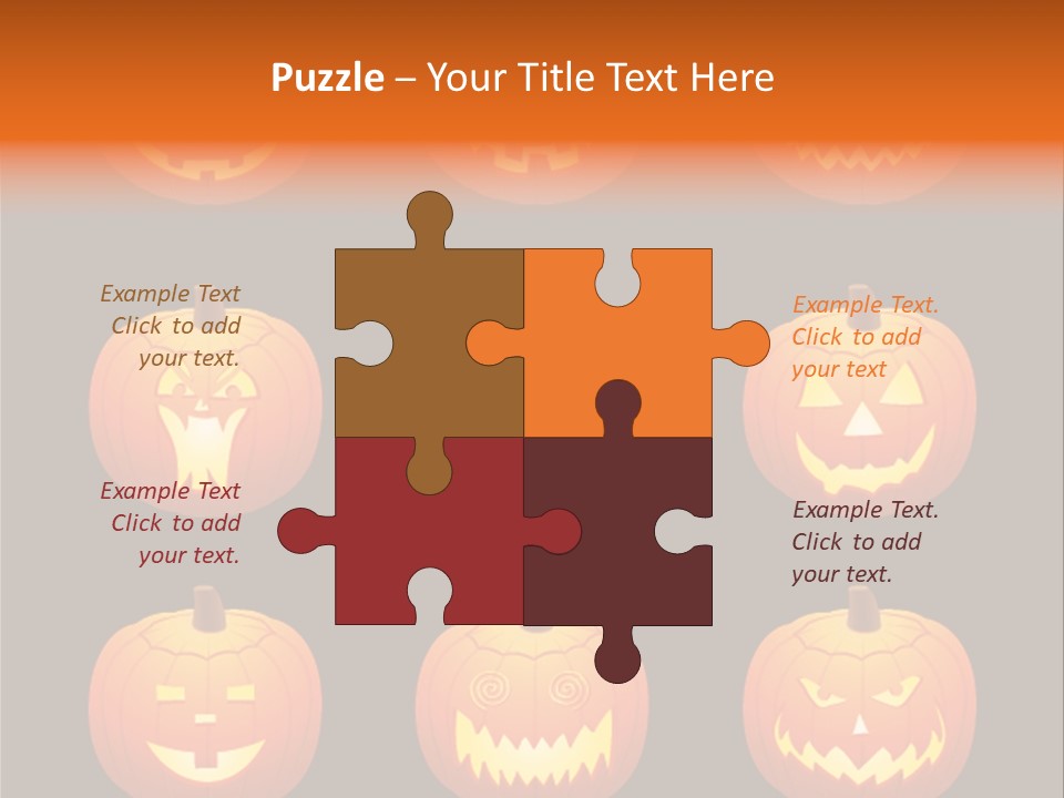 Scare Holiday Greetings PowerPoint Template