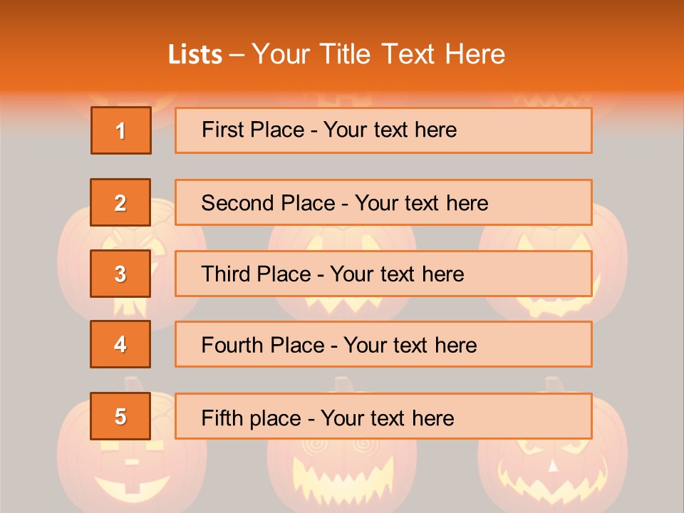 Scare Holiday Greetings PowerPoint Template