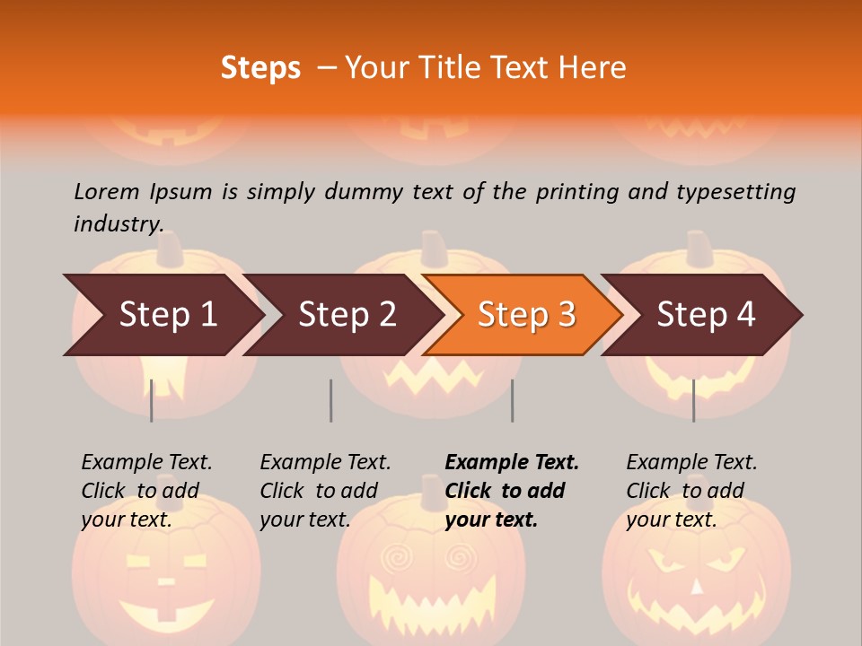 Scare Holiday Greetings PowerPoint Template