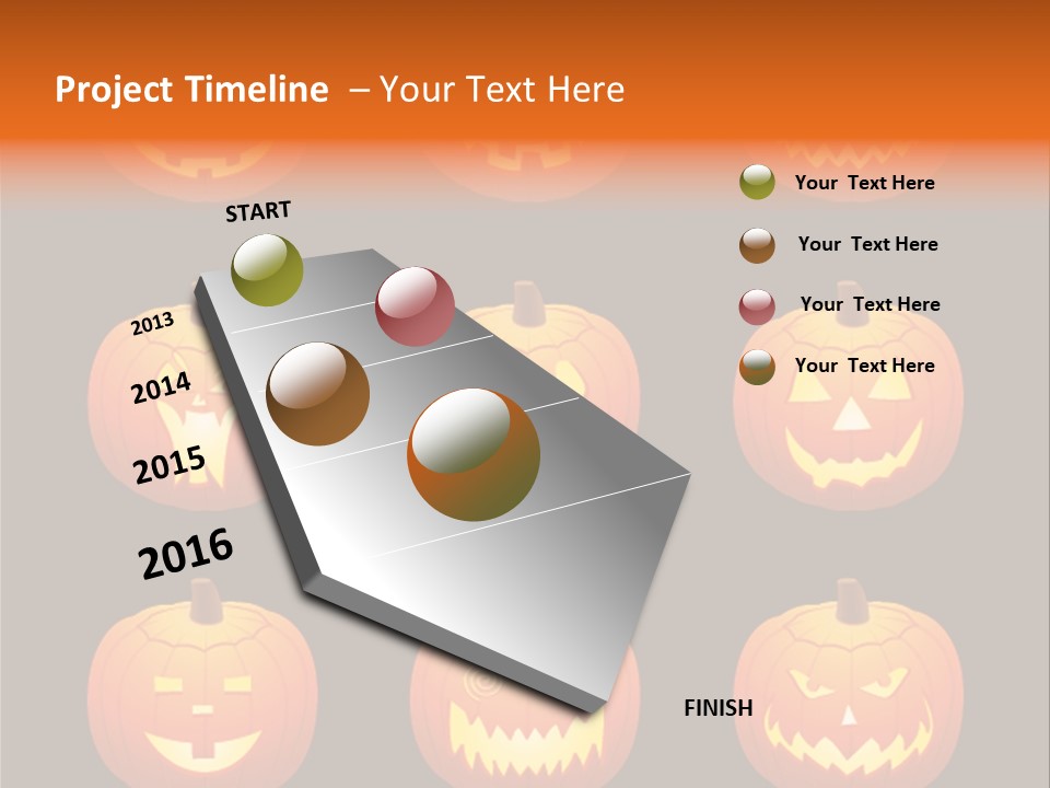 Scare Holiday Greetings PowerPoint Template