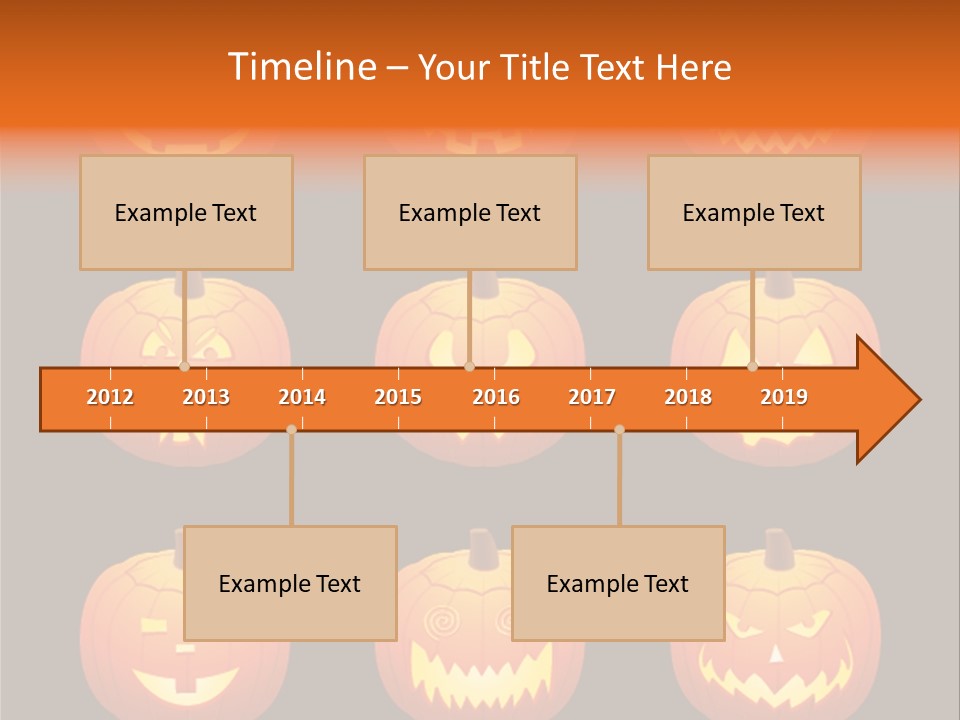 Scare Holiday Greetings PowerPoint Template