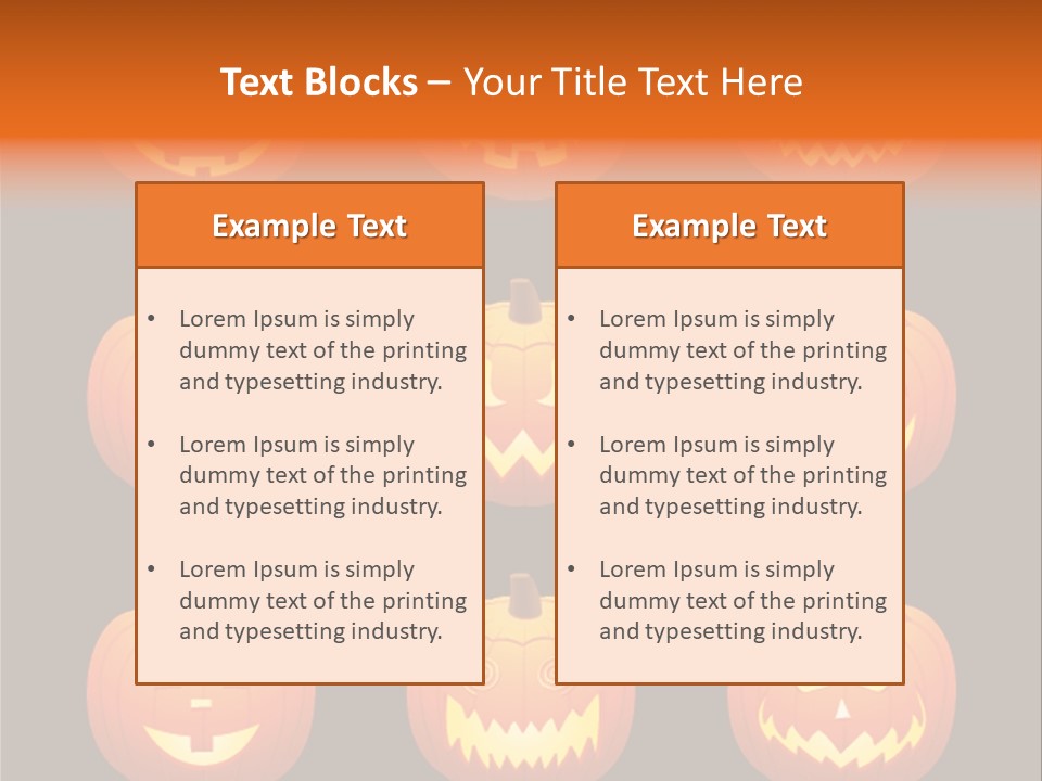 Scare Holiday Greetings PowerPoint Template