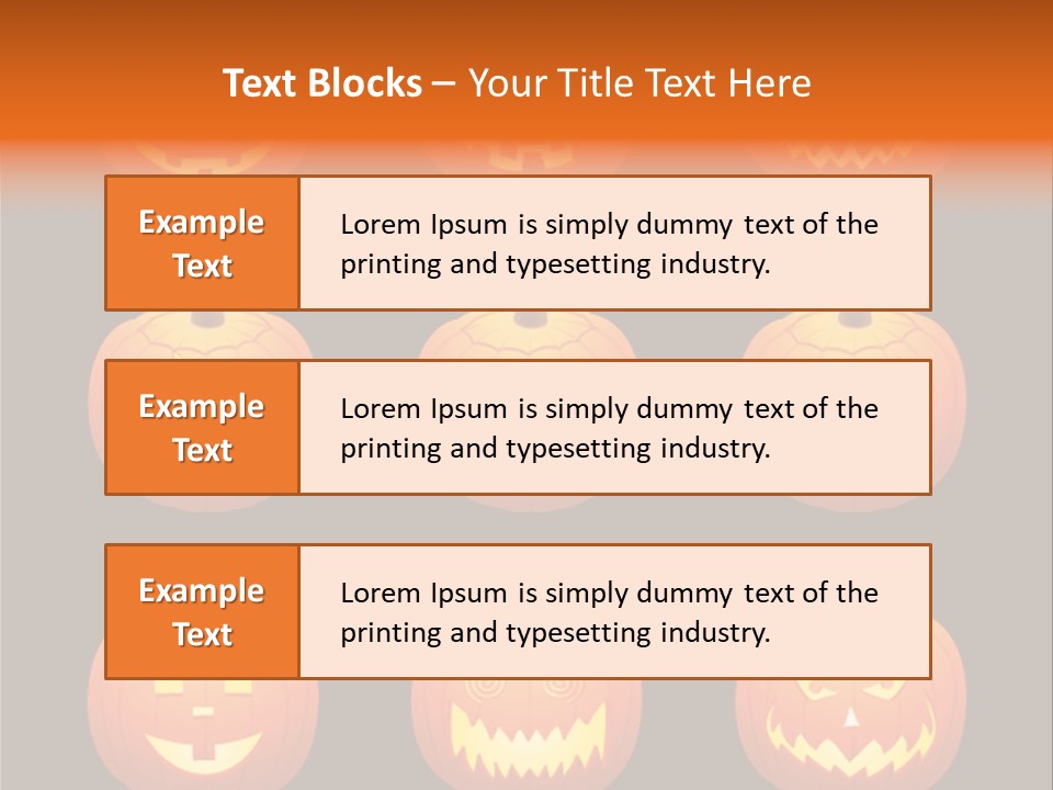 Scare Holiday Greetings PowerPoint Template