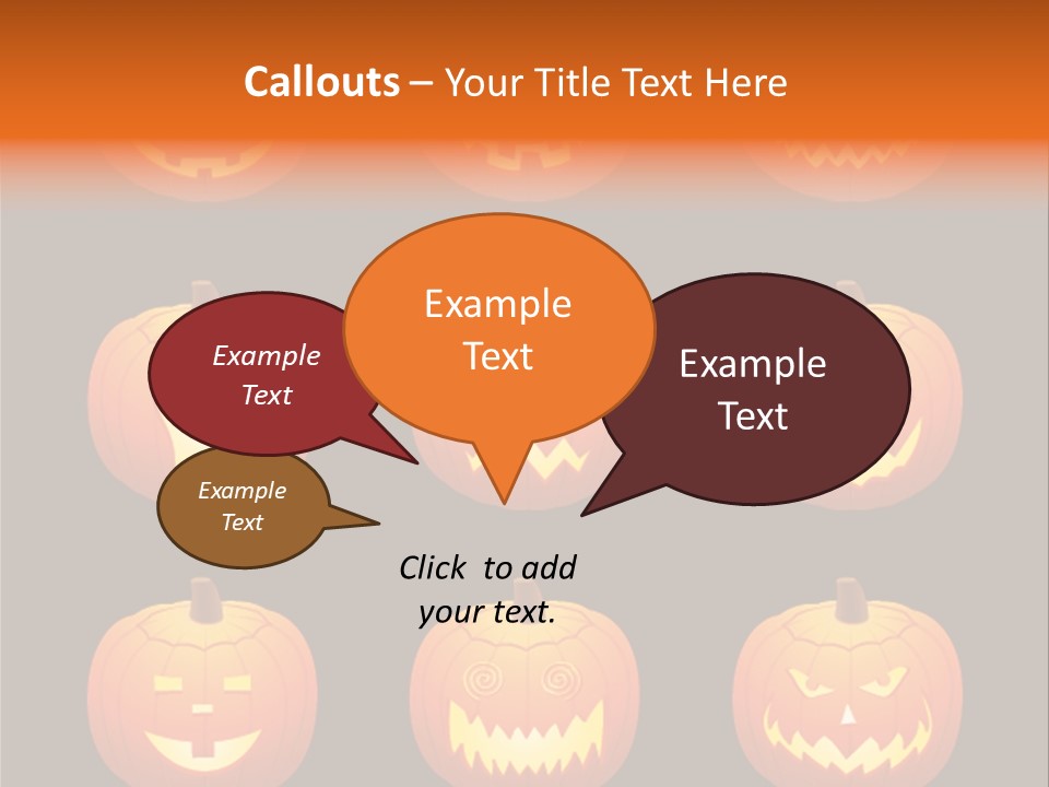 Scare Holiday Greetings PowerPoint Template