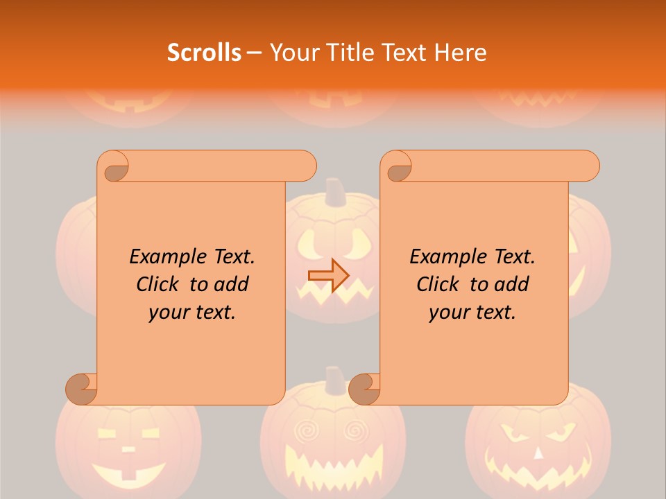 Scare Holiday Greetings PowerPoint Template
