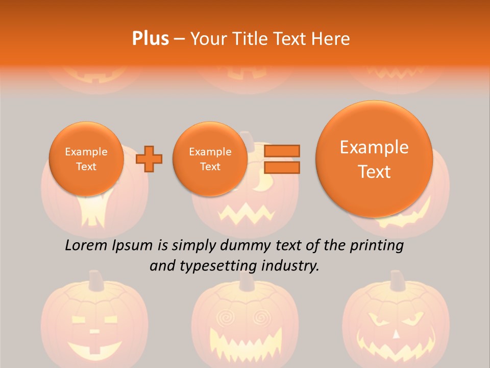 Scare Holiday Greetings PowerPoint Template