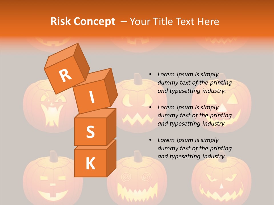 Scare Holiday Greetings PowerPoint Template