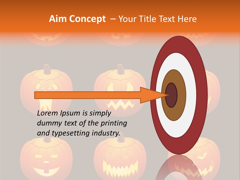 Scare Holiday Greetings PowerPoint Template