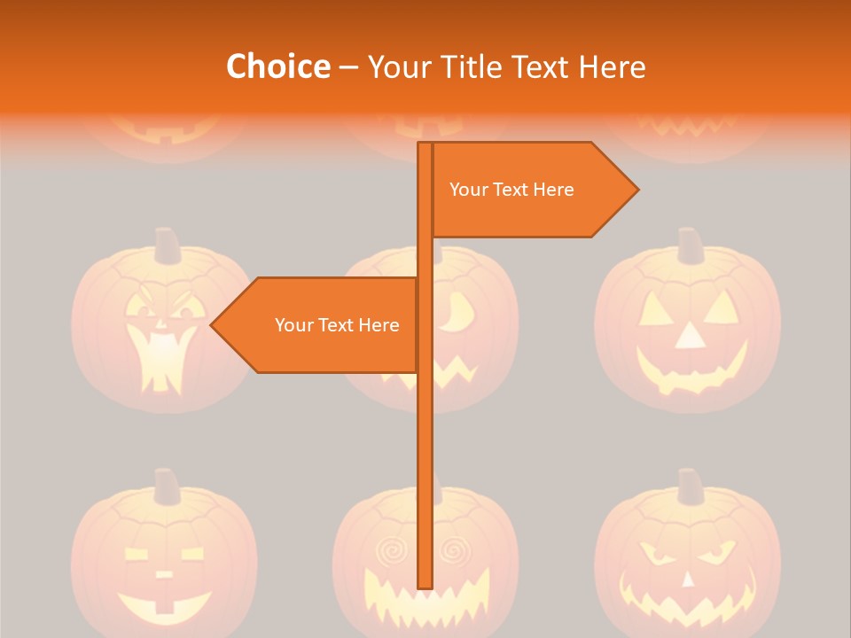 Scare Holiday Greetings PowerPoint Template