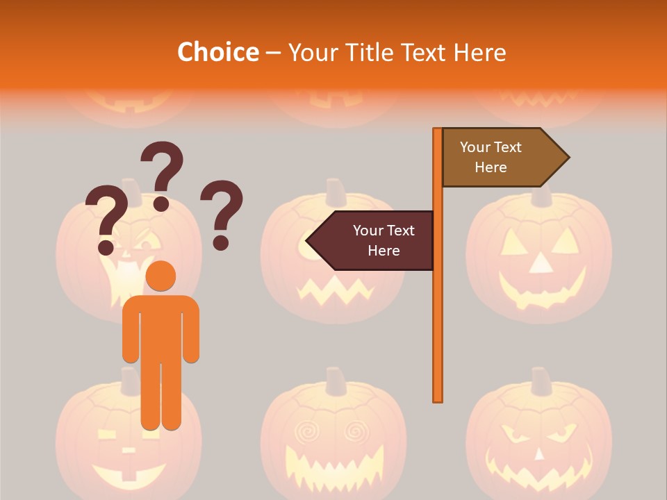 Scare Holiday Greetings PowerPoint Template