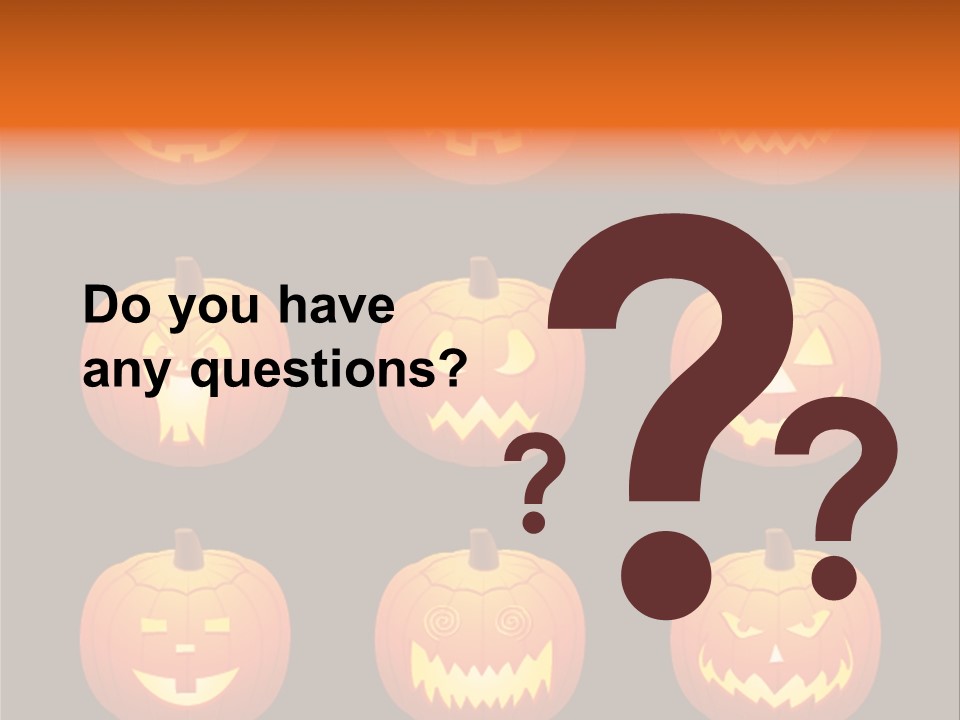 Scare Holiday Greetings PowerPoint Template