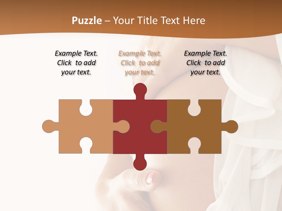 Girl Yellow Pregnancy PowerPoint Template