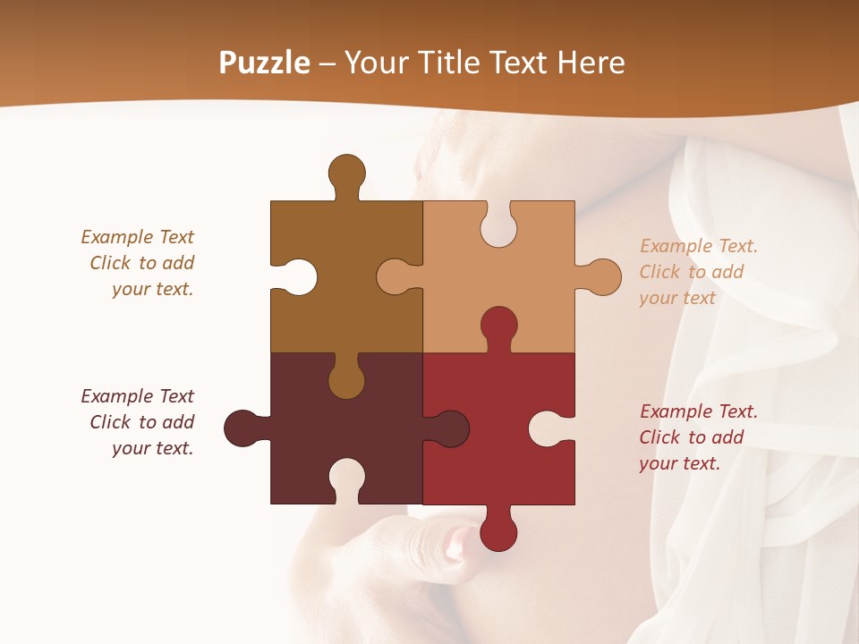 Girl Yellow Pregnancy PowerPoint Template