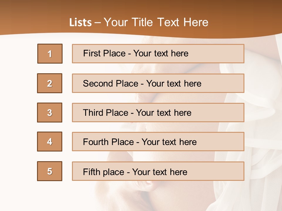 Girl Yellow Pregnancy PowerPoint Template