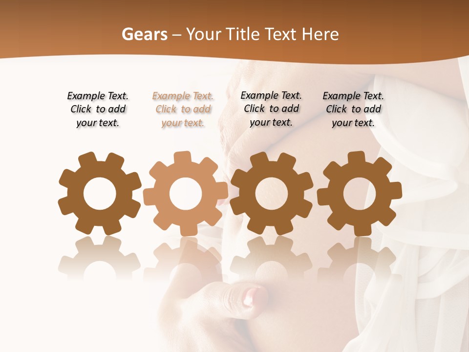 Girl Yellow Pregnancy PowerPoint Template