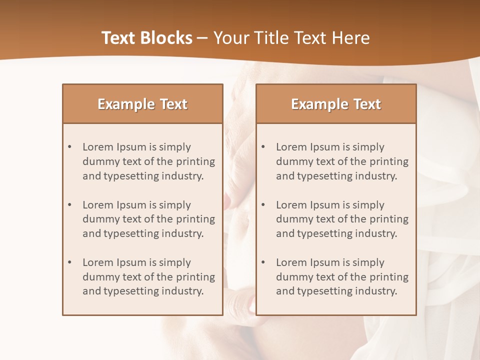 Girl Yellow Pregnancy PowerPoint Template