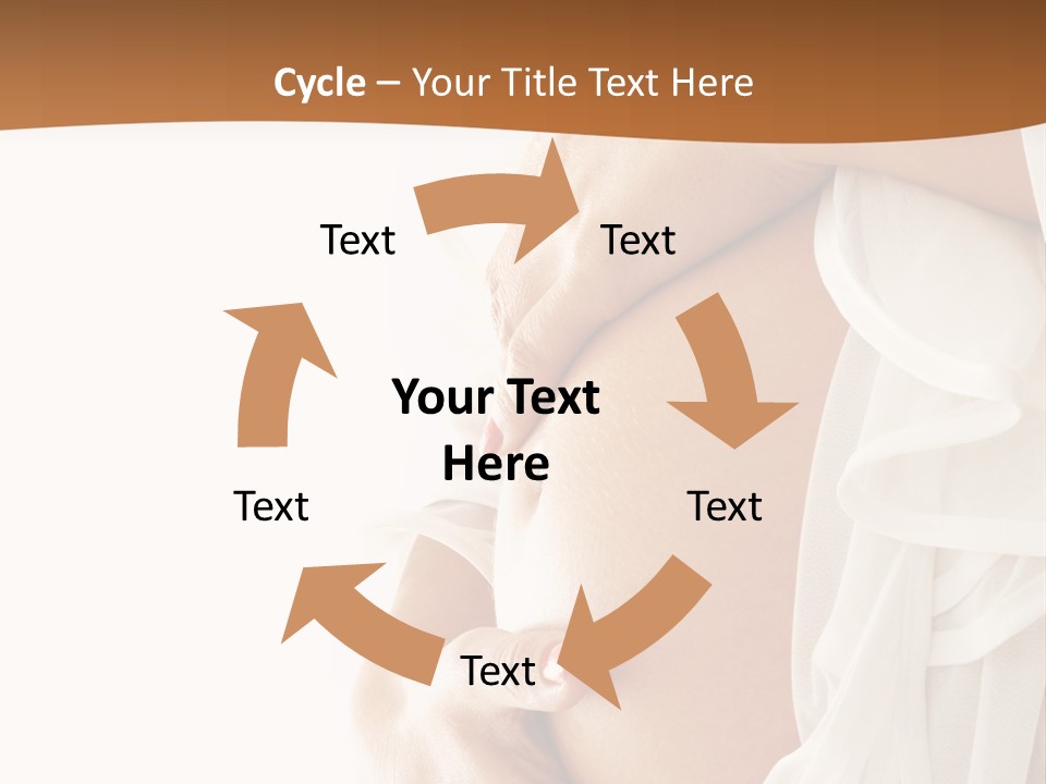 Girl Yellow Pregnancy PowerPoint Template