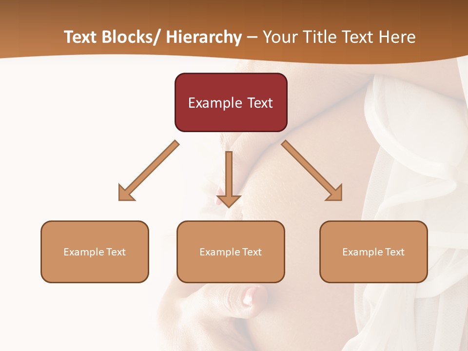 Girl Yellow Pregnancy PowerPoint Template