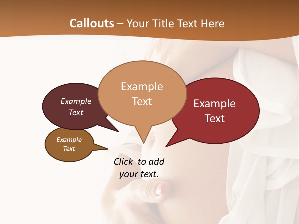 Girl Yellow Pregnancy PowerPoint Template