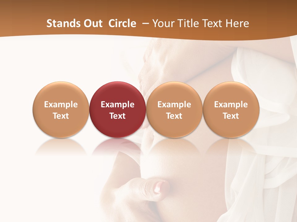 Girl Yellow Pregnancy PowerPoint Template