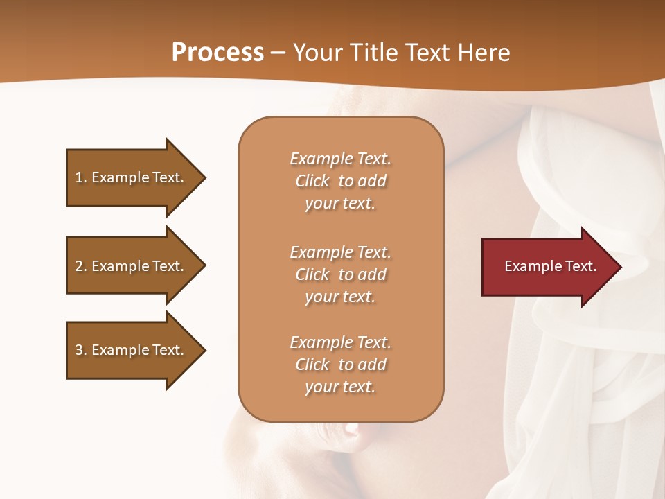 Girl Yellow Pregnancy PowerPoint Template