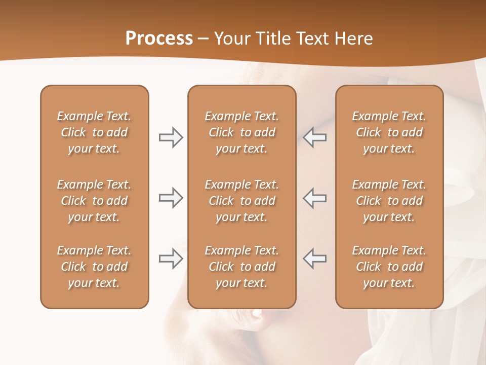 Girl Yellow Pregnancy PowerPoint Template