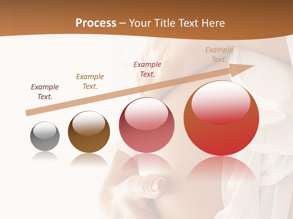 Girl Yellow Pregnancy PowerPoint Template