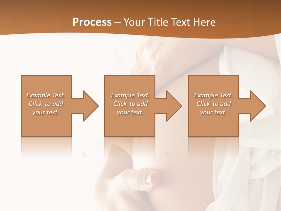 Girl Yellow Pregnancy PowerPoint Template