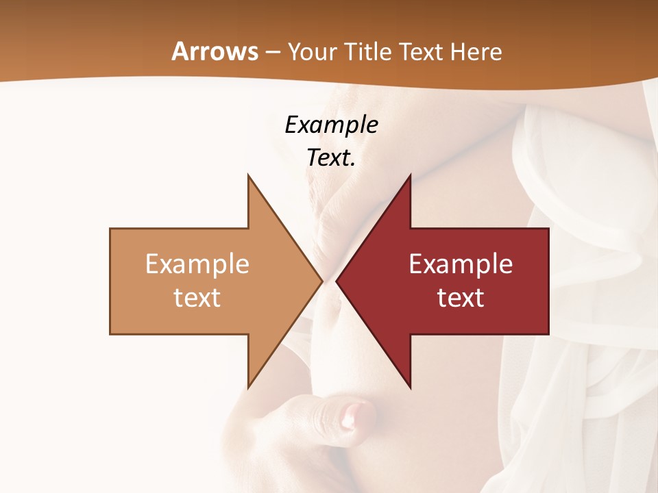 Girl Yellow Pregnancy PowerPoint Template