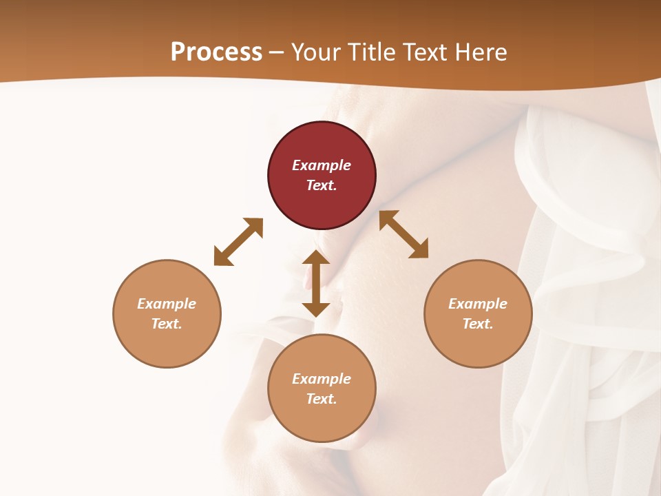 Girl Yellow Pregnancy PowerPoint Template