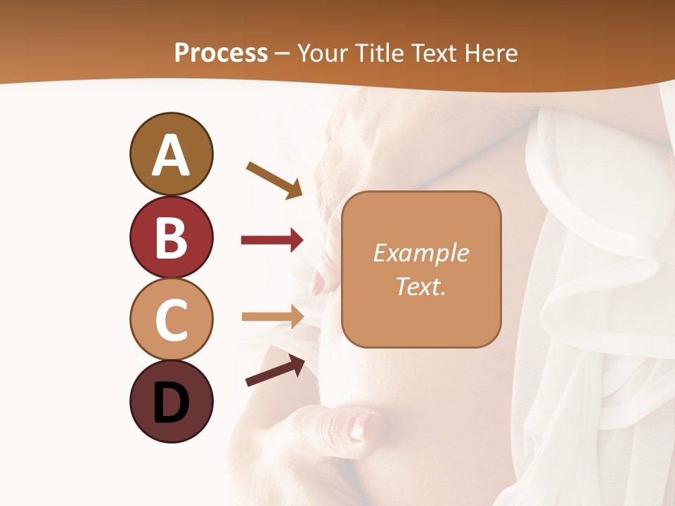 Girl Yellow Pregnancy PowerPoint Template