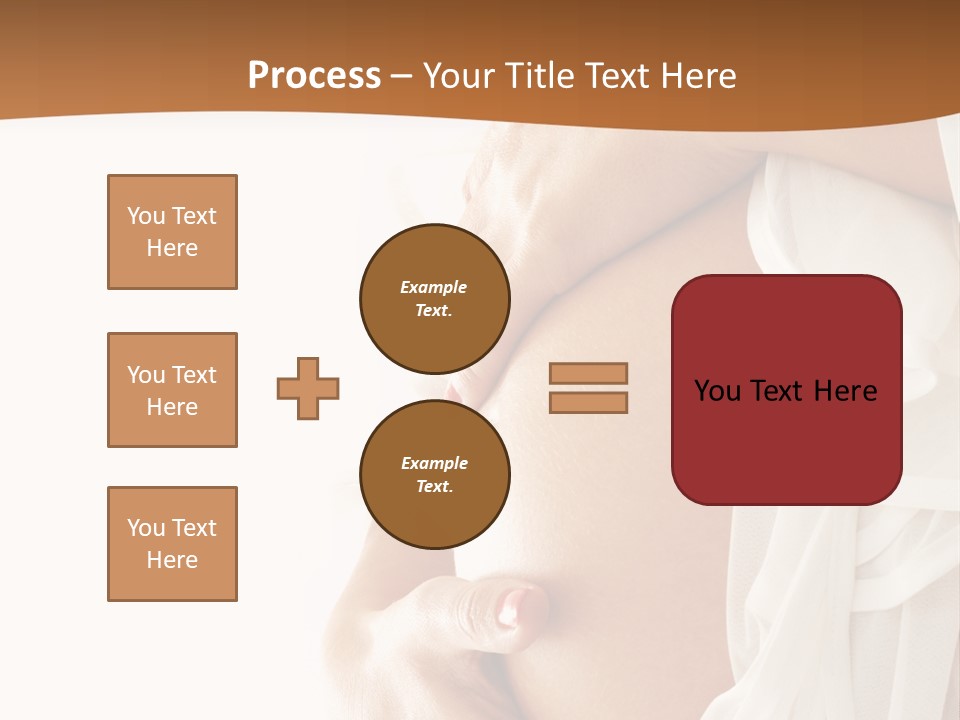 Girl Yellow Pregnancy PowerPoint Template