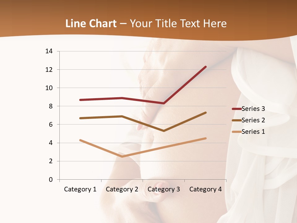 Girl Yellow Pregnancy PowerPoint Template