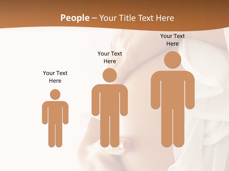 Girl Yellow Pregnancy PowerPoint Template