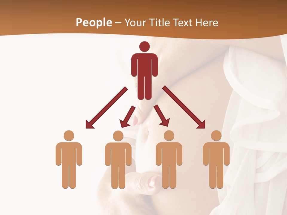 Girl Yellow Pregnancy PowerPoint Template