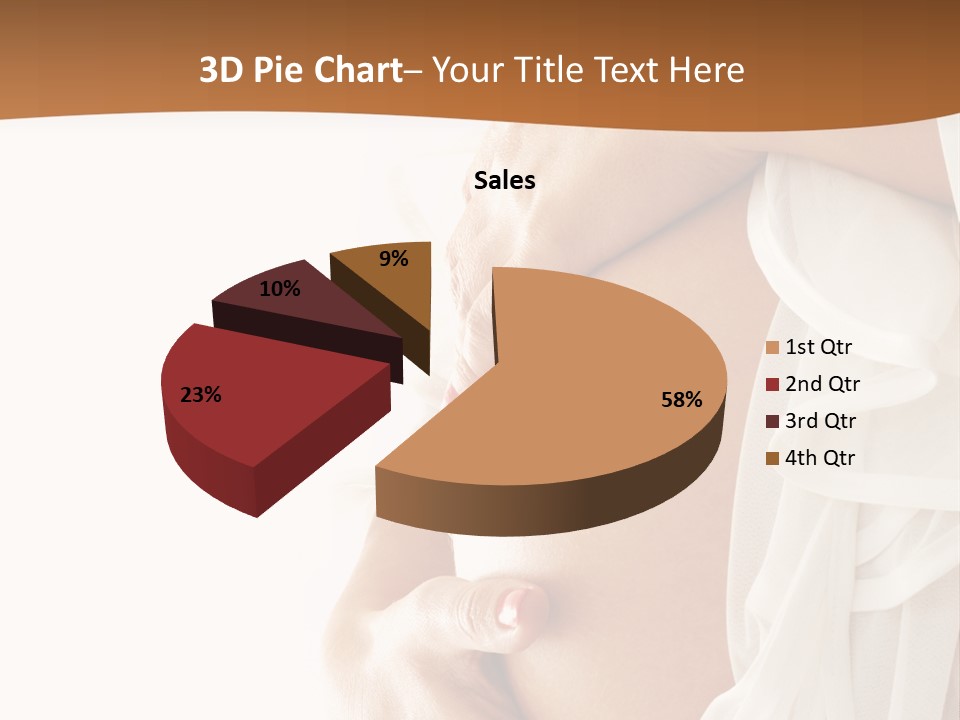 Girl Yellow Pregnancy PowerPoint Template