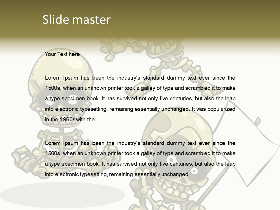 Graphics Art Zombie PowerPoint Template