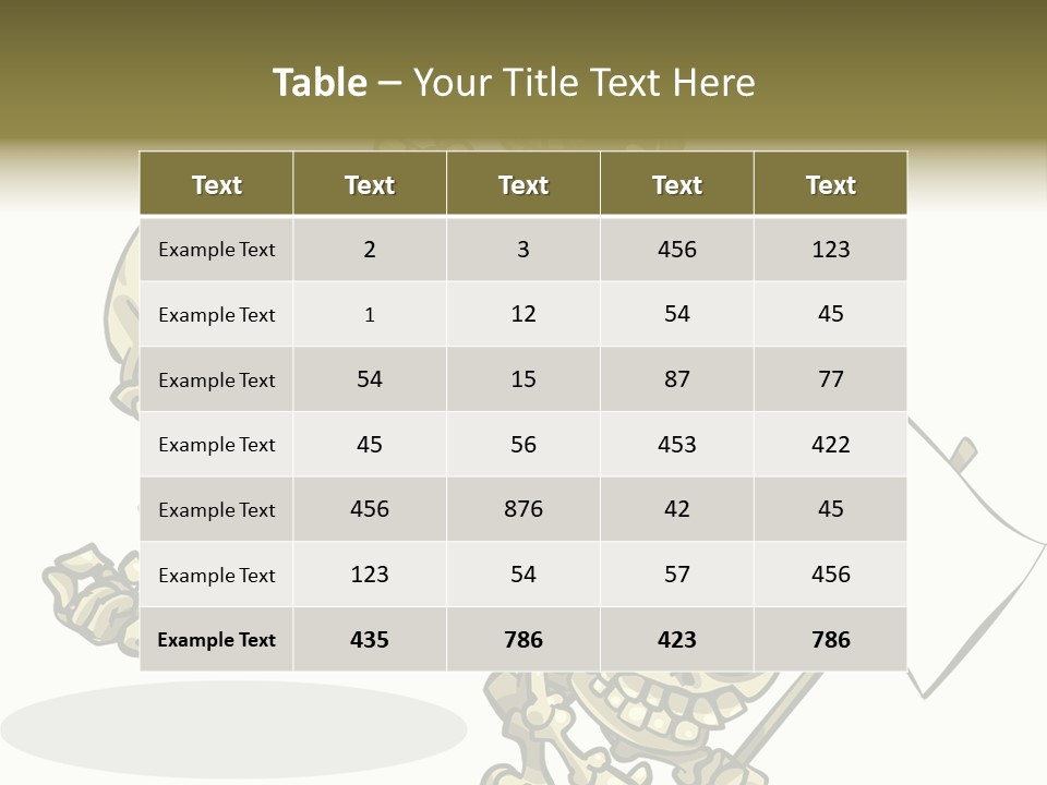 Graphics Art Zombie PowerPoint Template