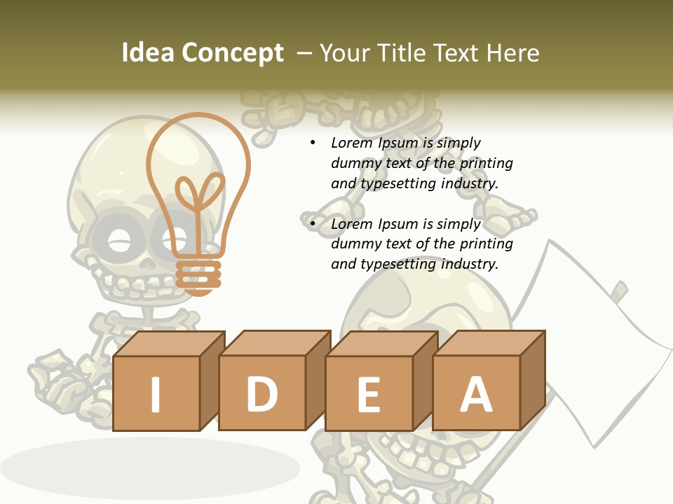 Graphics Art Zombie PowerPoint Template