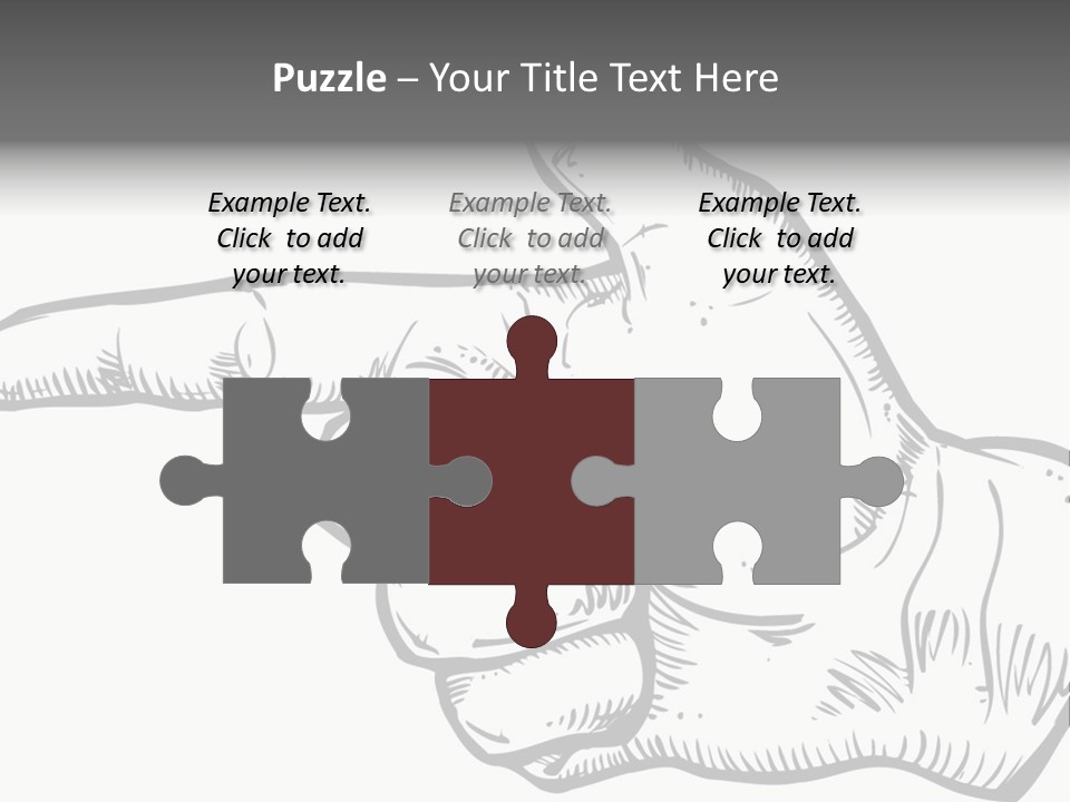 Meeting Table Character PowerPoint Template