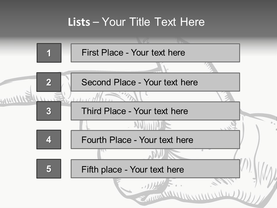 Meeting Table Character PowerPoint Template