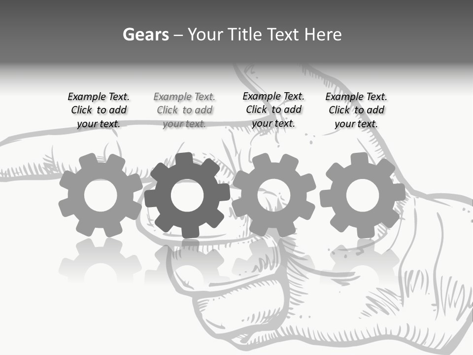 Meeting Table Character PowerPoint Template