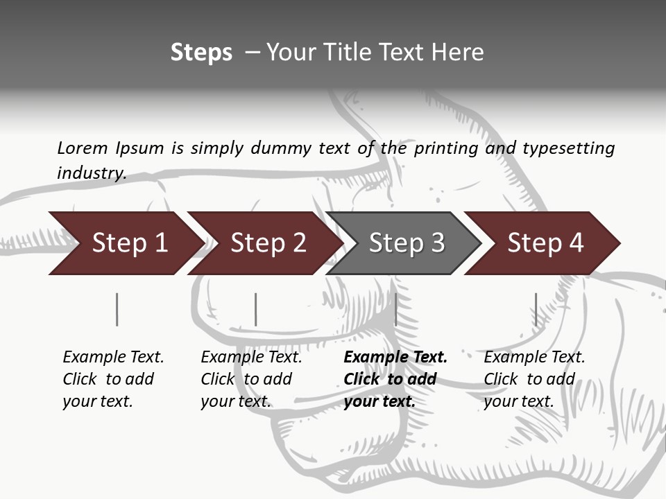Meeting Table Character PowerPoint Template