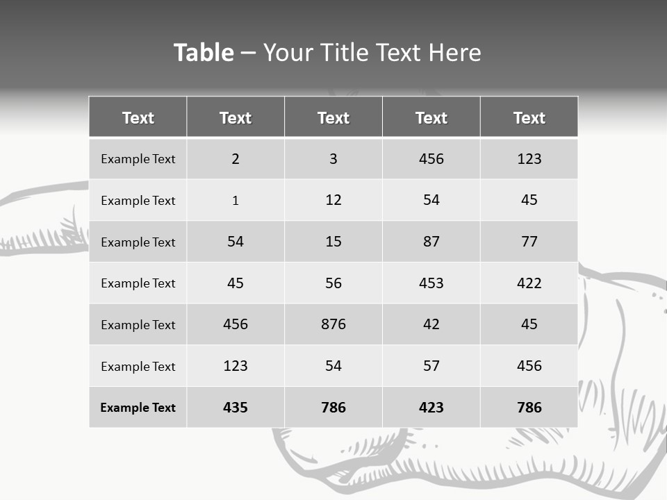 Meeting Table Character PowerPoint Template